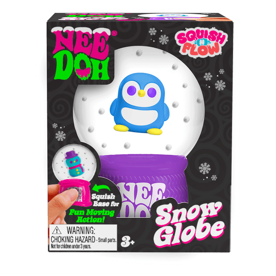 NEEDOH SQUISH N FLOW SNOW GLOBE x3n - Modern Pick